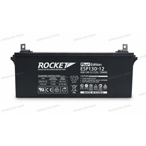 Baterai VRLA Rocket Esp130Ah Plus Edition Aki kering