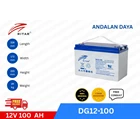 Ritar 12-100DG 12V100Ah Deep Cycle Gel Baterai Solar Panel 1