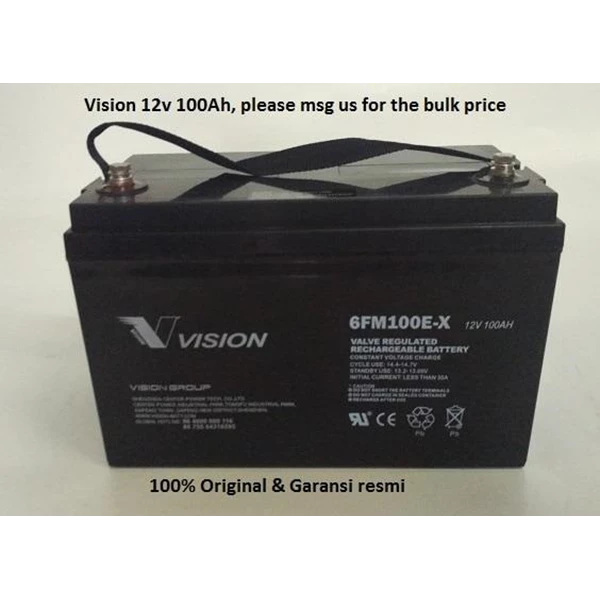 Dry Battery Vision 6Fm 100-X 12V 100Ah