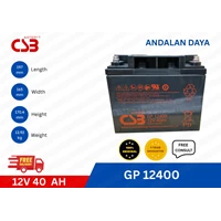 Baterai Aki CSB GP 12400  Baterai Industri