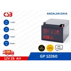 Baterai Aki CSB GP 12260 Aki Kering 1